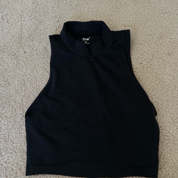 TNA black highneck muscle tank top size xxs - Picture 3 of 3